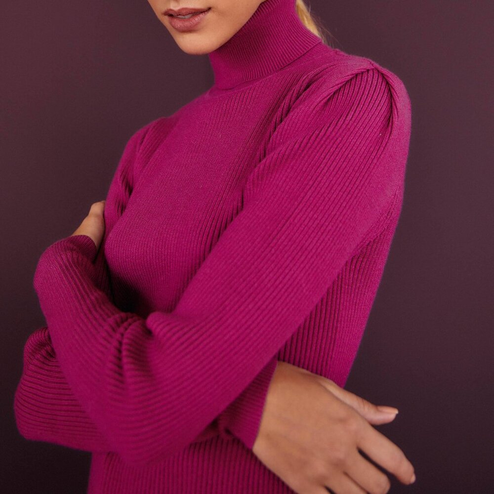 PINK KNIT BLOUSE
